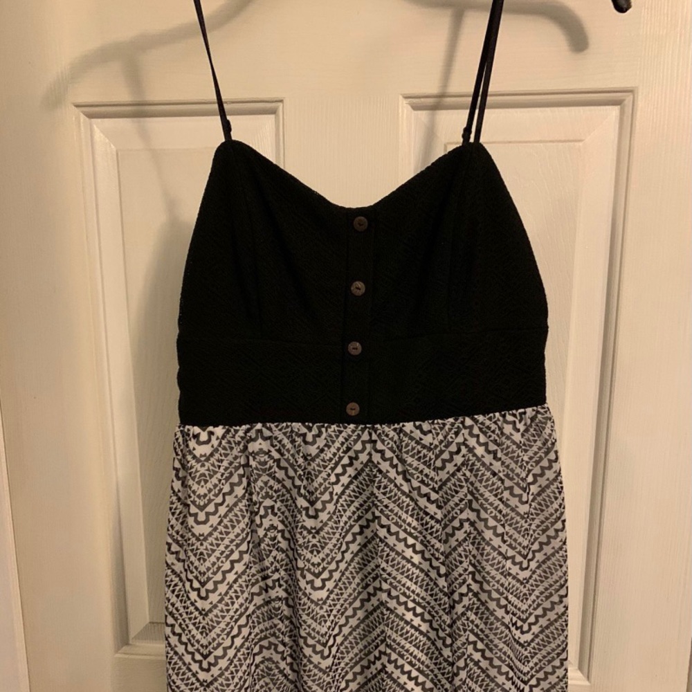 Three Pink Hearts Trixxi black/white short dress